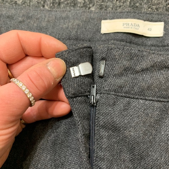 PRADA WOOL TROUSERS - Picture 3 of 6